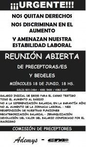 afiche preceptores